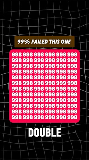 Find the different number 😎 #fun #puzzle #game #challenge #viral