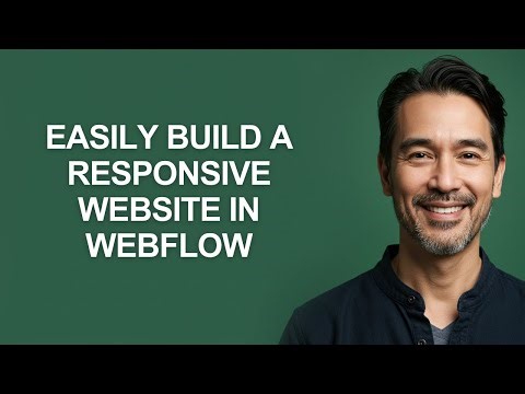 Easily Build A Responsive Website In Webflow - KevinHowTo