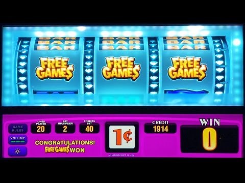 ++NEW Triple Double Diamond slot machine, Live Play & Nice Bonus