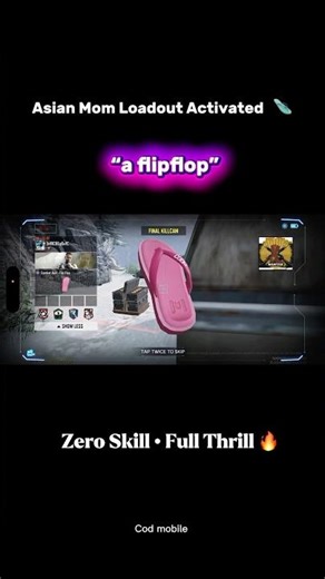 Flipflop Finisher 🎯 No gun needed… just pure disrespect🩴💥 #codm #youtubeshorts #shorts #trending