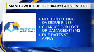 Manitowoc Public Library goes fine free