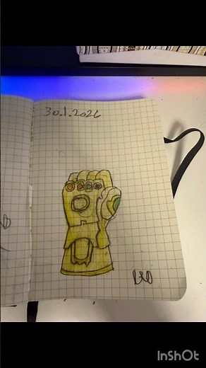 Drawing Infinity gauntlet