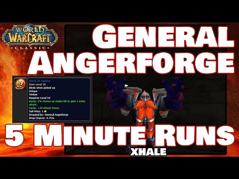 5 MINUTE General Angerforge/Hand of Justice Farm Runs! Fastest/Most Efficient Method!