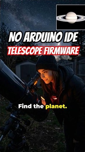 No Arduino IDE: Telescope Firmware with W5500 Ethernet
