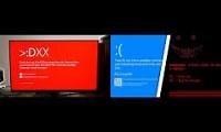 Mix of 2 videos from youtube : Windows 11 kill screen comparison