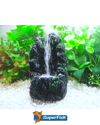 SuperFish - Aquarium & Pond on Instagram: "Bring movement and life into your aquarium with the Sand Waterfall! 🌊✨ Create the illusion of a fast-flowing waterfall as sand is lifted upwards invisibly by the venturi action of a circulation pump and cascades down the front in a mesmerizing swirl. ✅ Includes 200g of special sand, perfectly suited for the swirling waterfall effect. ✅ Works with a circulation pump, we recommend the SuperFish Aqua-Power 200 for the best performance. #SuperFish #SandWat