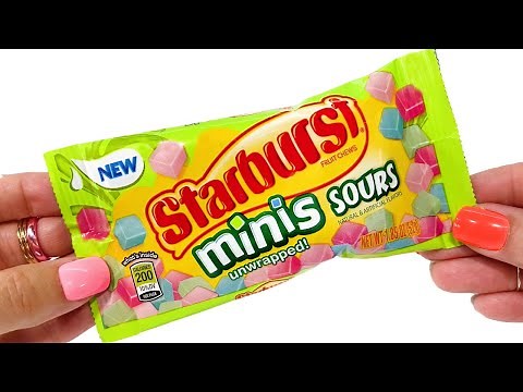 Starburst Mini Sours - Unwrapping