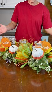 8K views · 66 reactions | This fall DIY decor is genius! i show you the best way to decorate your table this fall | Windy M | Facebook