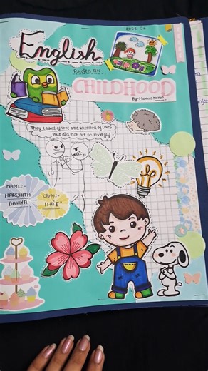 English project file on childhood | class 11th | childhood #study #educational #english