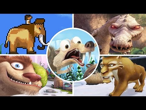 All Ice Age Games Evolution (2002-2022)