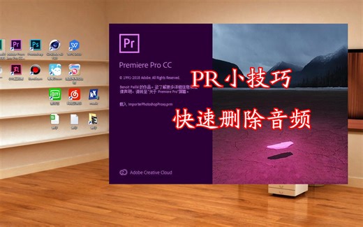 小小的pr剪辑技巧，快速删除音频，完美提高工作效率