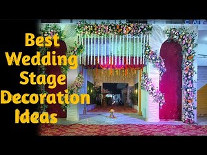 HOW TO DECORATE DIY WEDDING RECEPTION STAGE/DIY WEDDING STAGE DECORATION TUTORIAL VIDEOS