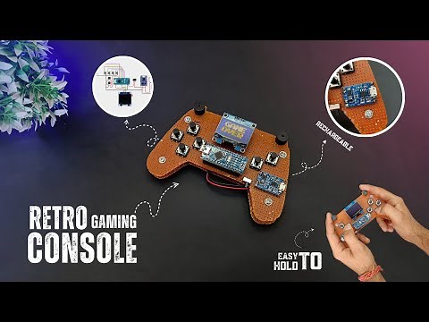DIY Arduino Game Console V1 | Play Retro Games with Display & Arduino | DIY Gaming Console At Home