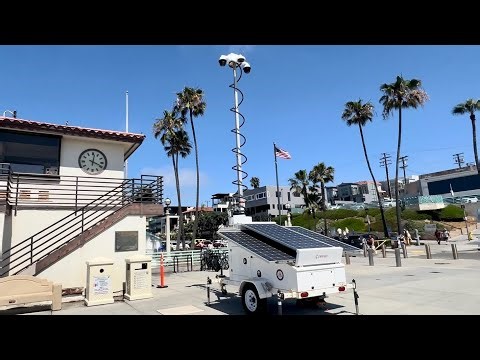 Compass CMS-1000 Video Surveillance Trailer