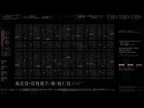 1 HOUR 4K Hacker Green Code - Matrix HUD Interface Digital Data Stream [No Copyright] | DROP #100