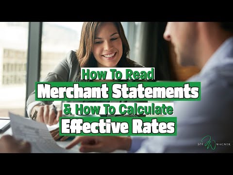 How to Read Merchant Statements & Effective Rates
