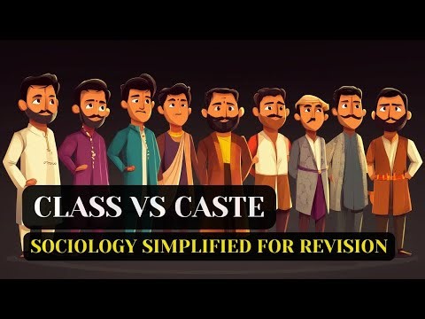 Class vs Caste - Sociology Simplified in 1 MINUTE