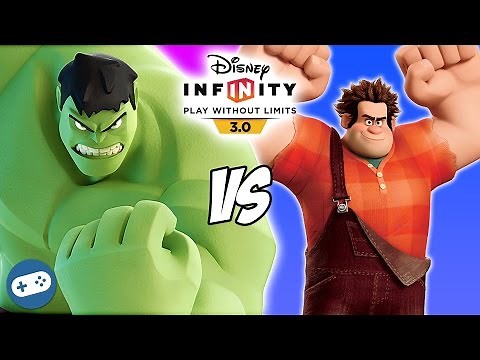 Hulk VS Wreck It Ralph Disney Infinity 3.0 Toy Box Fight