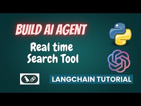 Building an AI Agent with Real Time Search Tool | LangChain Tutorial