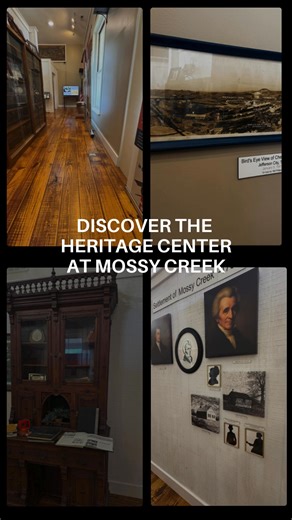 Discover the Heritage Center at Mossy Creek....where we do community. We invite you to come walk through time. See the tools, photos, and treasures that built a town. Listen to the stories. Better yet, share your own. Got an old trunk in the attic? A tale from your granddad? We want to hear it. See you soon. | Mossy Creek Heritage Center