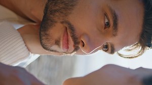 Affectionate Lovers Kissing On Beach Looking Stock Footage SBV-348700375 - Storyblocks
