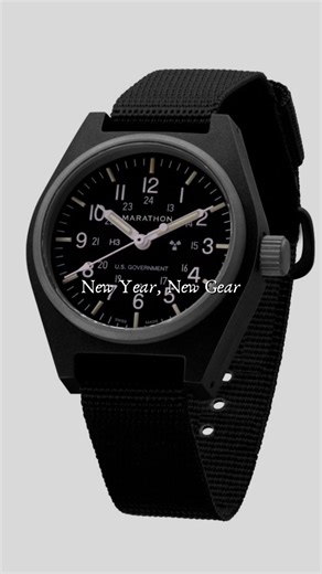 Marathon Watch (Family owned and operated from its start, Marathon began manufacturing timing instruments for the Allied Forces in 1941. That legacy continues today with a range of precision watches, combining military durability with Swiss engineering and craftsmanship) https://click.linksynergy.com/link?id=C3n8IS61jv0&offerid=1945179.5404413357019179569741508&type=2&murl=https://www.marathonwatch.com/products/stainless-steel-general-purpose-quartz-with-date-tritium-gpq?variant=32283927380010 F