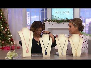Lola Rose Ester Beaded Adjustable Necklace on QVC