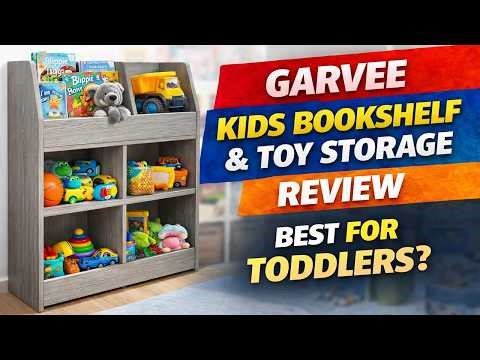 GARVEE Kids Bookshelf & Toy Storage Review | Perfect Organizer for Playrooms & Toddlers?