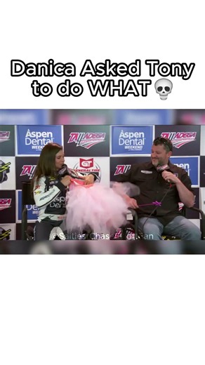 Danica Asked Tony to do WHAT?!😲 #nascar #tonystewart #danicapatrick #nascardriver #racing