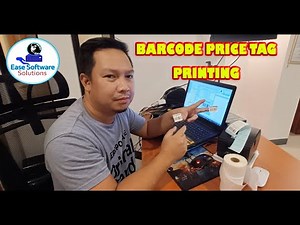 How to Print Barcode Labels with Price Tag from EasePOSManager | Inventory System