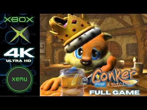 【XBOX】Conker: Live and Reloaded | Full Game Playthrough 4K Ultra HD 60fps Widescreen XEMU Emulator