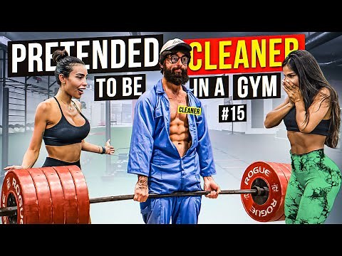 Elite Powerlifter Pretended to be a CLEANER #15 | Anatoly GYM PRANK