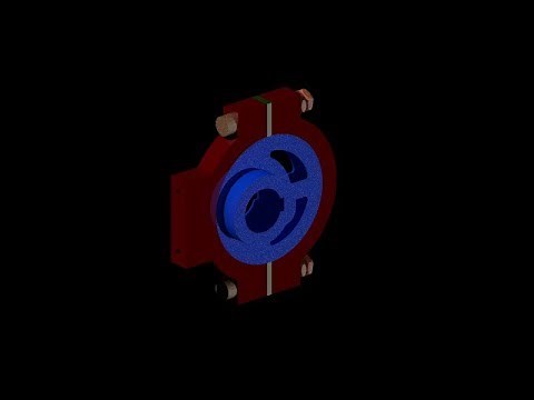 Eccentric | Autocad 3D | Machine Drawing Assembly