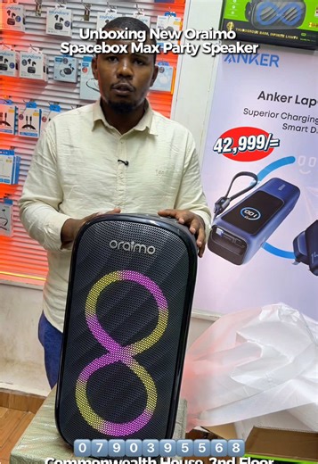 Explore the New Oraimo Spacebox Max Partybox Speaker