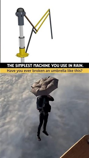 How an Umbrella Really Works: 4-Bar Linkage