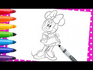 Coloring Minnie Mouse | Fun Coloring Pages For Kids