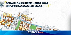 Denah 44 Lokasi UTBK UGM Selama SNBT 2024