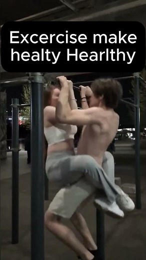 Romantic exercise with kissing #CoupleGoals #RomanticExercise #CoupleWorkout #LoveAndFitness