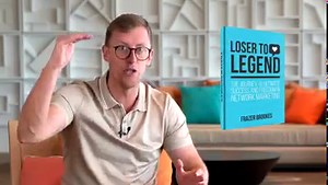 Hey Legend! I’m thrilled to announce my brand new book titled ‘Loser To Legend’. Inside this book I reveal everything you need to grow a massively successful network marketing business. Specifically, you’ll discover how to: ➡️ Leverage the 4 principles of mastering your mindset so you can STOP overthinking and START getting into action ➡️ Master the art of building on social media using my step-by-step “If you build it, they will come” formula ➡️ Deploy my ‘Canned Heat’ blueprint that creates ma