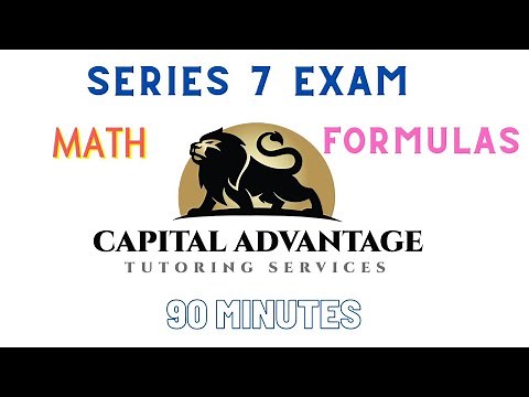 Series 7 Exam Prep: 90 minutes of Math, Formulas and Challenging Questions #series7exam