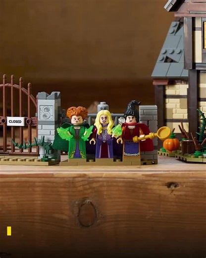 What’s your favorite feature of the LEGO Ideas Disney Hocus Pocus: The Sanderson Sisters' Cottage? 😍👏 https://www.lego.com/product?p=21341 | LEGO