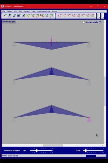 Bending vs Compression #education #engineering #structure #analysis #moment #bending #civil