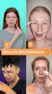 Halloween makeup transformation challenge #makeuptransformation | Makeuptransitiontok