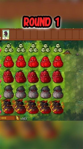 5 squash plants vs netherite excavator zombie #plantsvszombies #pvzgameplay #pvzfusion