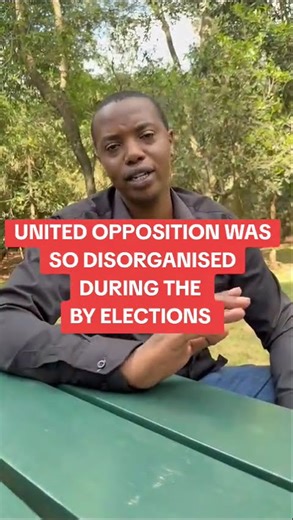 united opposition was lazy and disorganised during the by elections