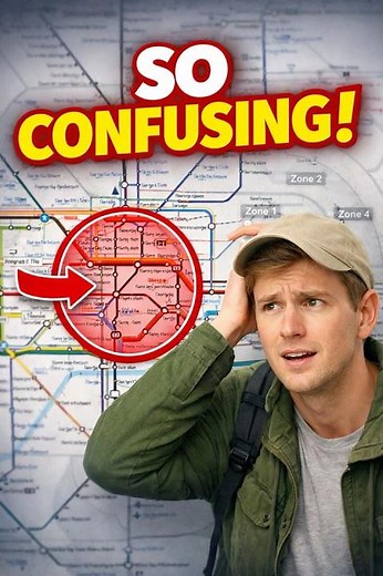 London Tube Zones Explained in 50 Seconds...