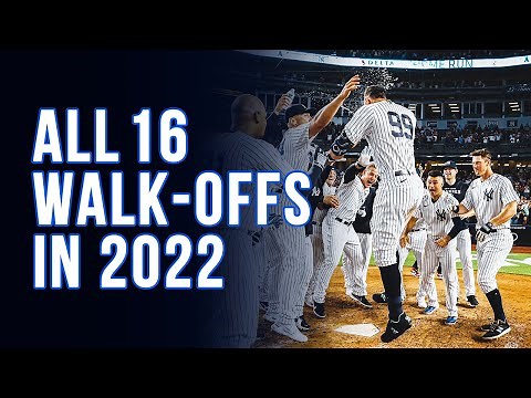 Every Walk-Off Win from 2022 | NEW YORK YANKEES