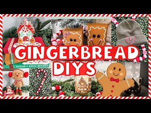 🎄Charming DIY Gingerbread Christmas Home Decor on a Budget! NEW Festive Holiday Craft Ideas for 2025