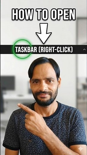 How to open Taskbar | Taskbar open shortcut key #taskbar #pc #windows