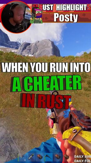 CHEATER??? #rust #rustgame #rustconsole #rusttok #rustclips #rustgameplay #posty #gamer #viral #fyp
